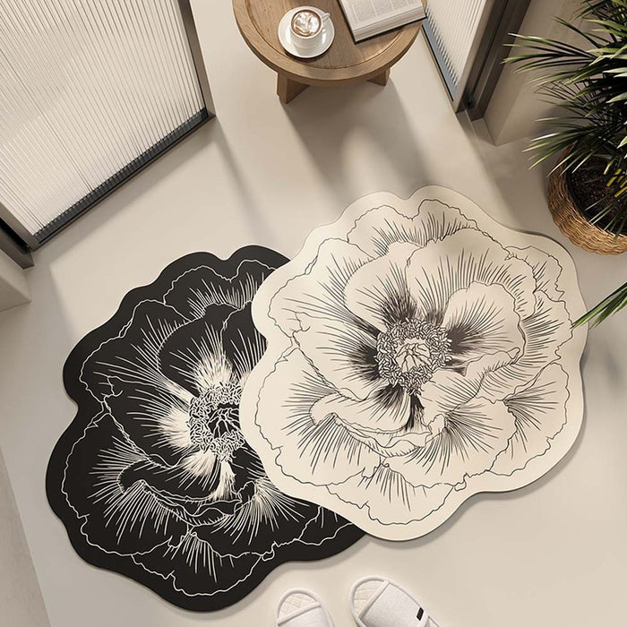 Diatom mud absorbent bathroom and toilet floor mat, 50 × 80cm and 60 × 90cm, available in Nairobi, Kenya
