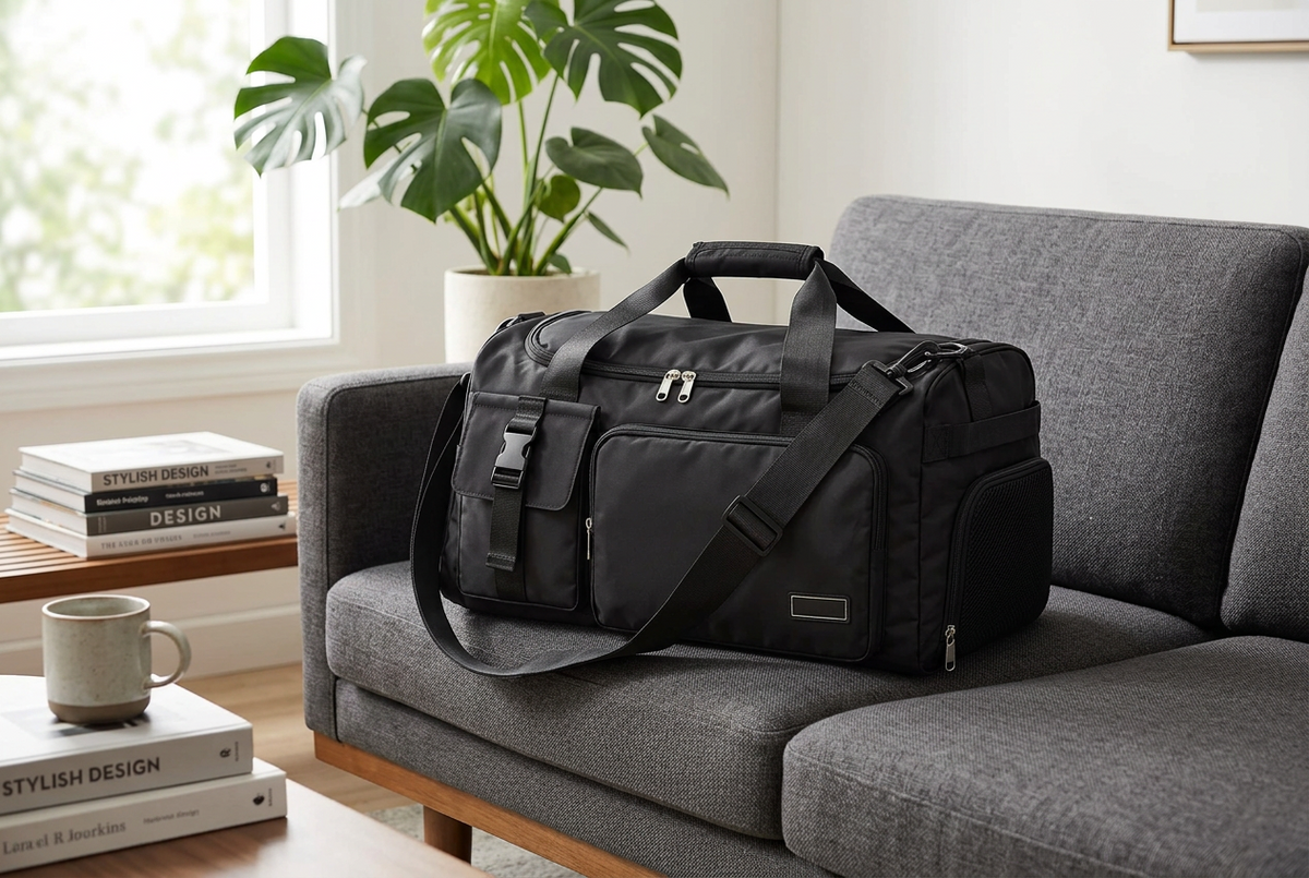 Green waterproof gym and travel duffle bag available in Nairobi, Kenya