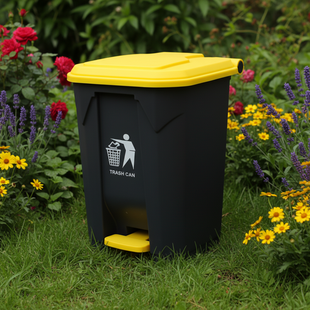 Foot Pedal Dustbins – 50L, 80L & 100L