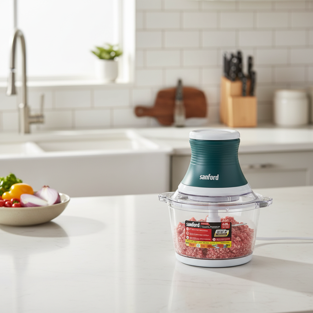 Gemelli Collections Sanford food chopper with 2L jar and stainless steel blades SF5588FC