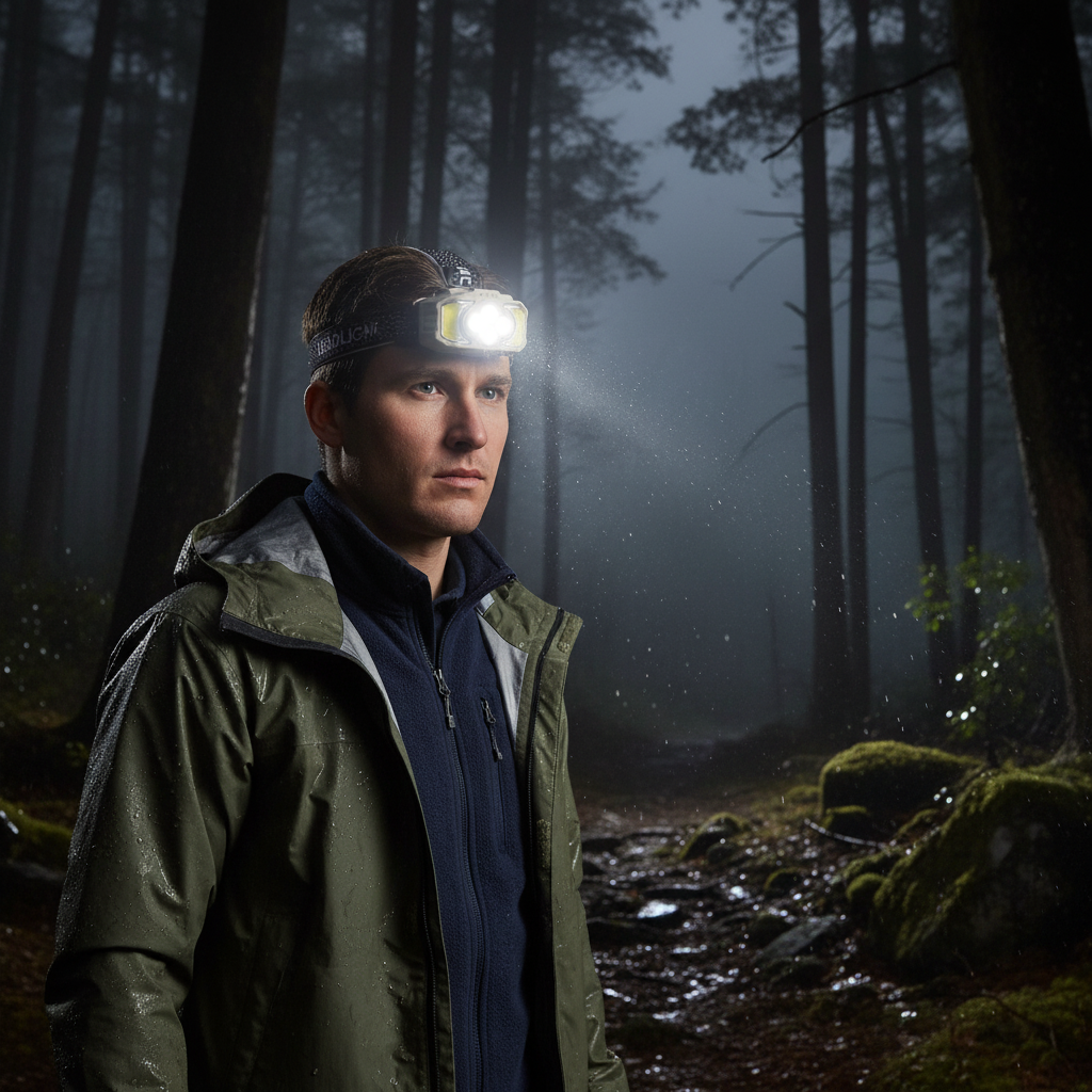 Gemelli Collections Sanford rechargeable head lamp with 500 lumens LED SF1054HL-NEW
