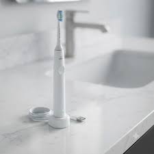 Gemelli Collections 1100 Series sonic electric toothbrush with QuadPacer SmartTimer ergonomic handle and up to 14 days battery life for effective plaque removal and everyday oral care