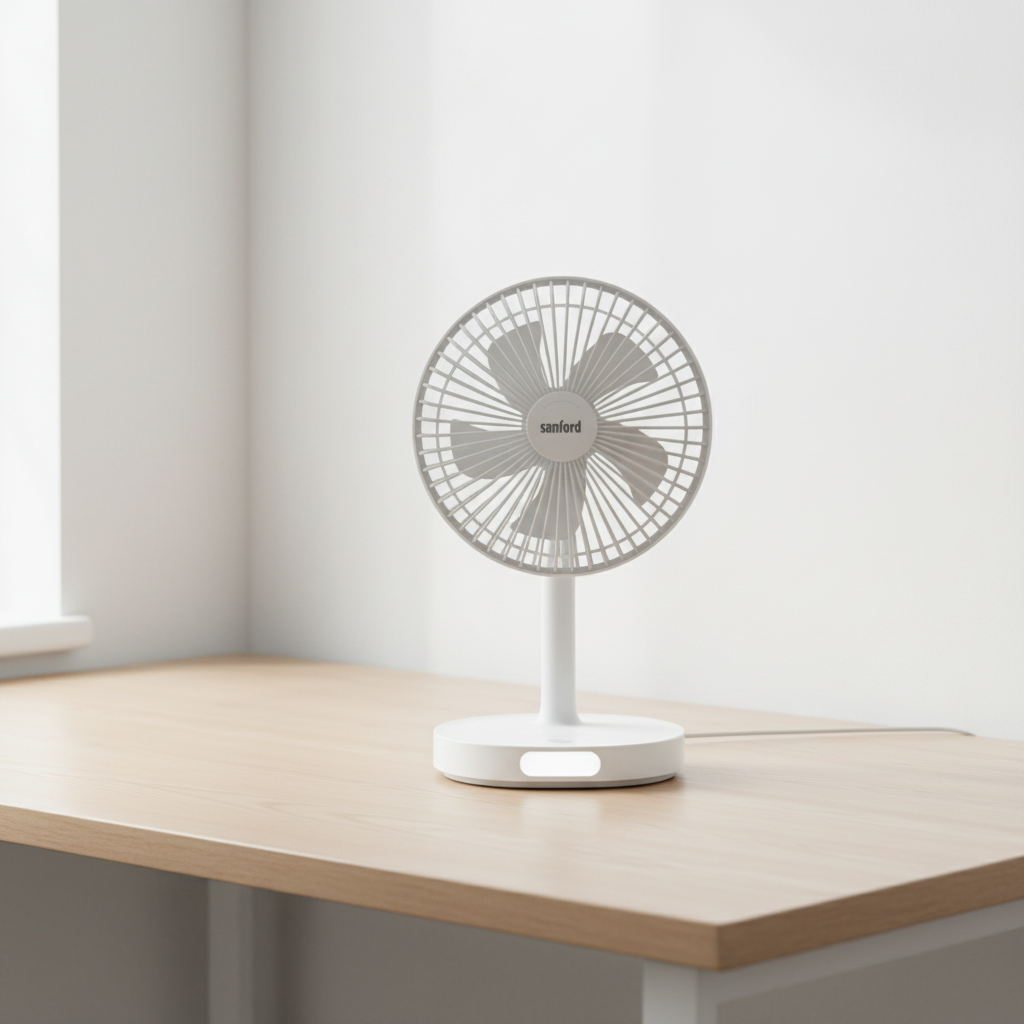 Gemelli Collections Sanford rechargeable multifunctional table fan with LED light SF6667MFN