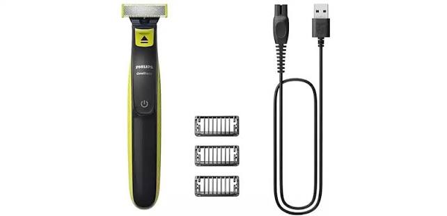 Philips OneBlade Electric Trimmer and Shaver with 5-in-1 Adjustable Comb