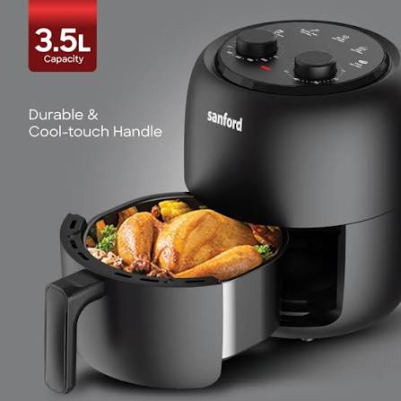 Gemelli Collections Sanford 3.5L air fryer with preset cooking functions SF2457AF