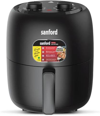 Sanford 3.5L Air Fryer with Preset Cooking Functions - SF2457AF