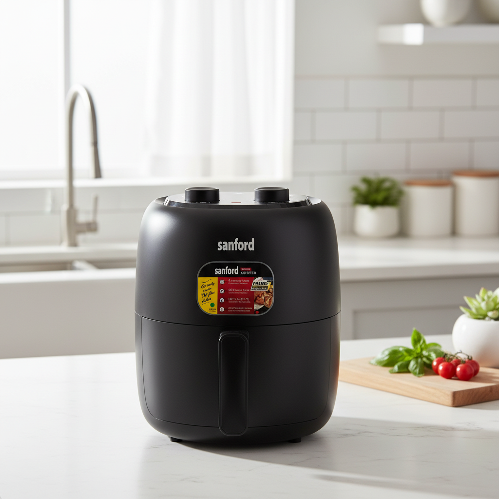 Sanford 3.5L Air Fryer with Preset Cooking Functions - SF2457AF