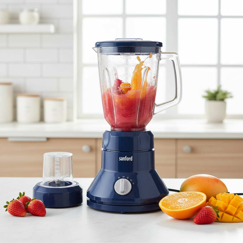 Gemelli Collections Sanford 2-in-1 blender with mill and 1.6L jar SF6839BR