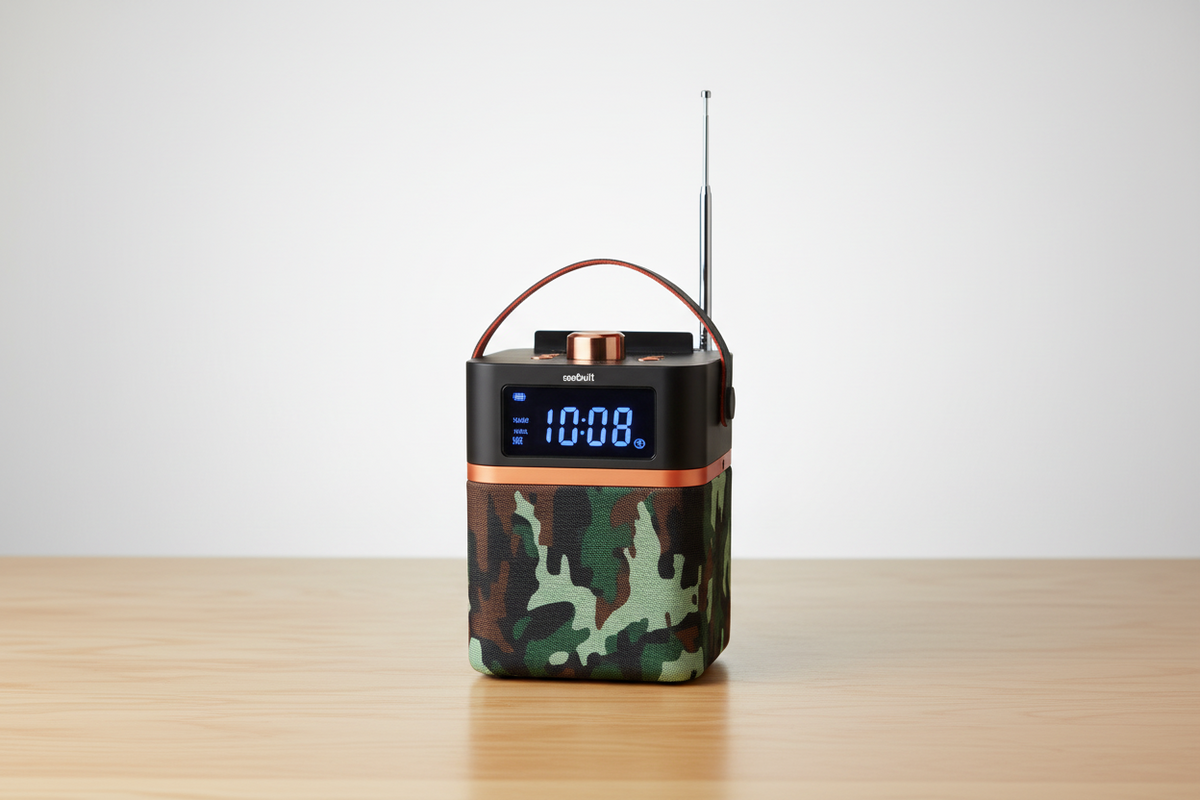 Gemelli Collections Sanford rechargeable Bluetooth portable speaker with FM radio SF2212PS