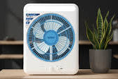 Gemelli Collections Sanford 12 inch rechargeable box fan with LED light SF919BFN BS