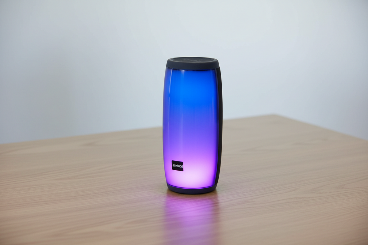 Gemelli Collections Sanford rechargeable Bluetooth portable speaker with LED light SF2214PS