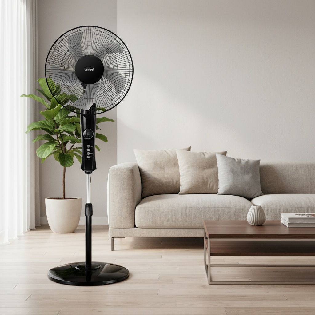 Gemelli Collections 18-inch stand fan with remote control and LED display SF901SFN