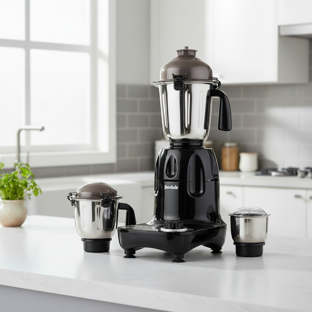 Gemelli Collections Sanford 5-in-1 mixer grinder with stainless steel jars SF5913GM-A