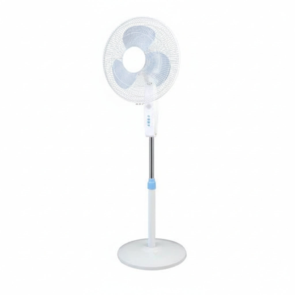Sanford 16 Inch Stand Fan with 5 Blades and LED Light - SF907SFN