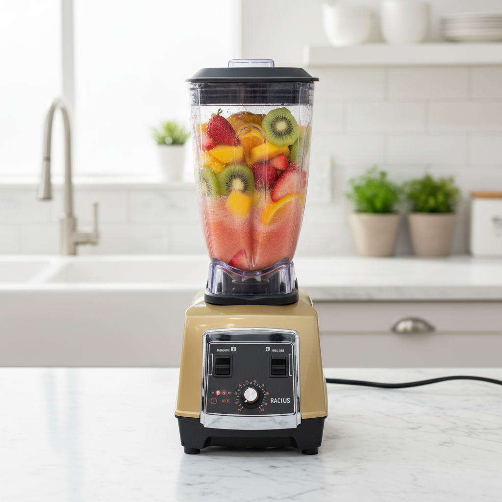 Gemelli Collections Tlac commercial blender 2500W with 6L jug in golden colour OTJ-662