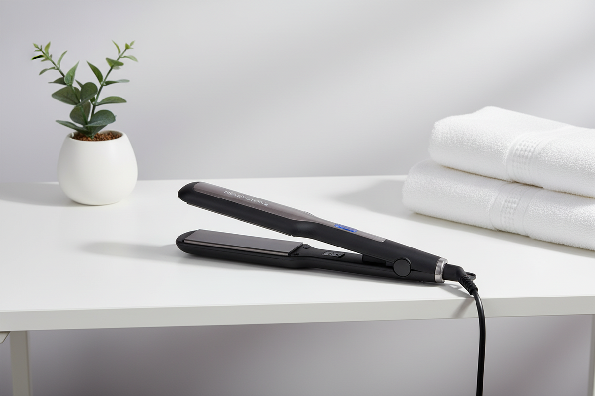 Sanford Ceramic Hair Straightener with Digital Temperature Display - SF999HST