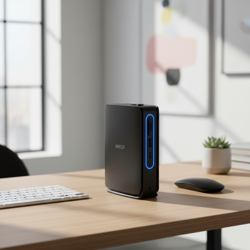 Gemelli Collections Anker Nano 13-in-1 docking station with removable hub and triple display connectivity