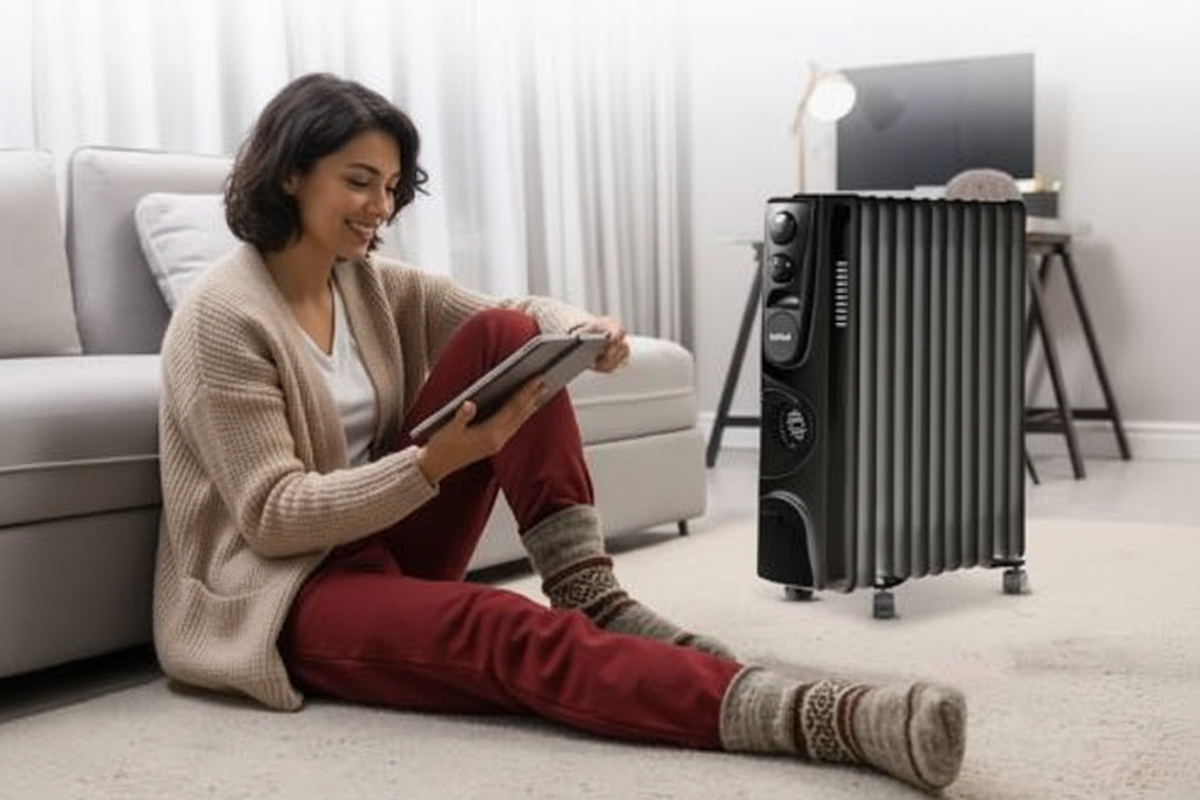 Gemelli Collections Sanford 13-fin oil heater with turbo fan function SF1212OH