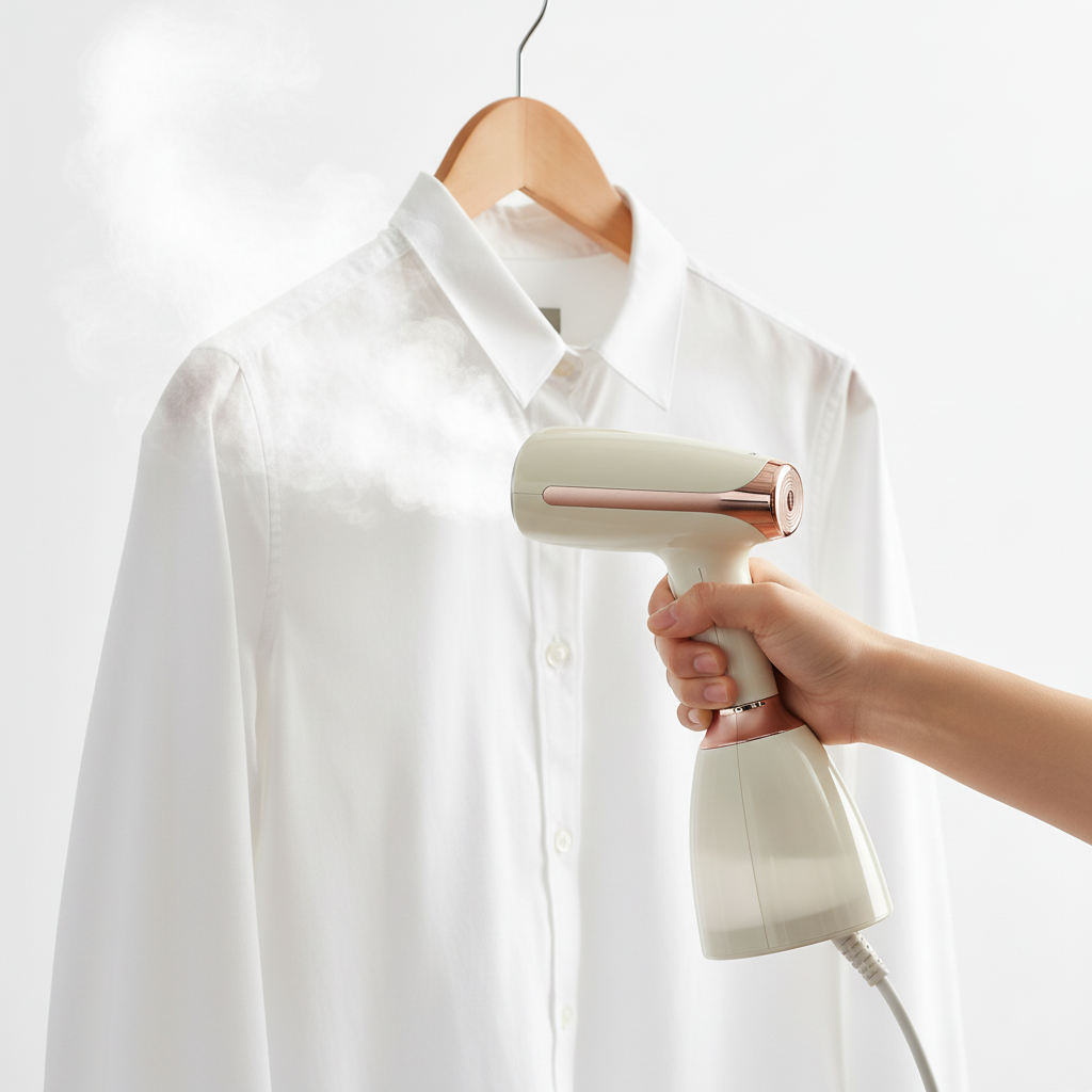 Gemelli Collections Sanford handheld garment steamer with detachable 250ml water tank SF2904GS