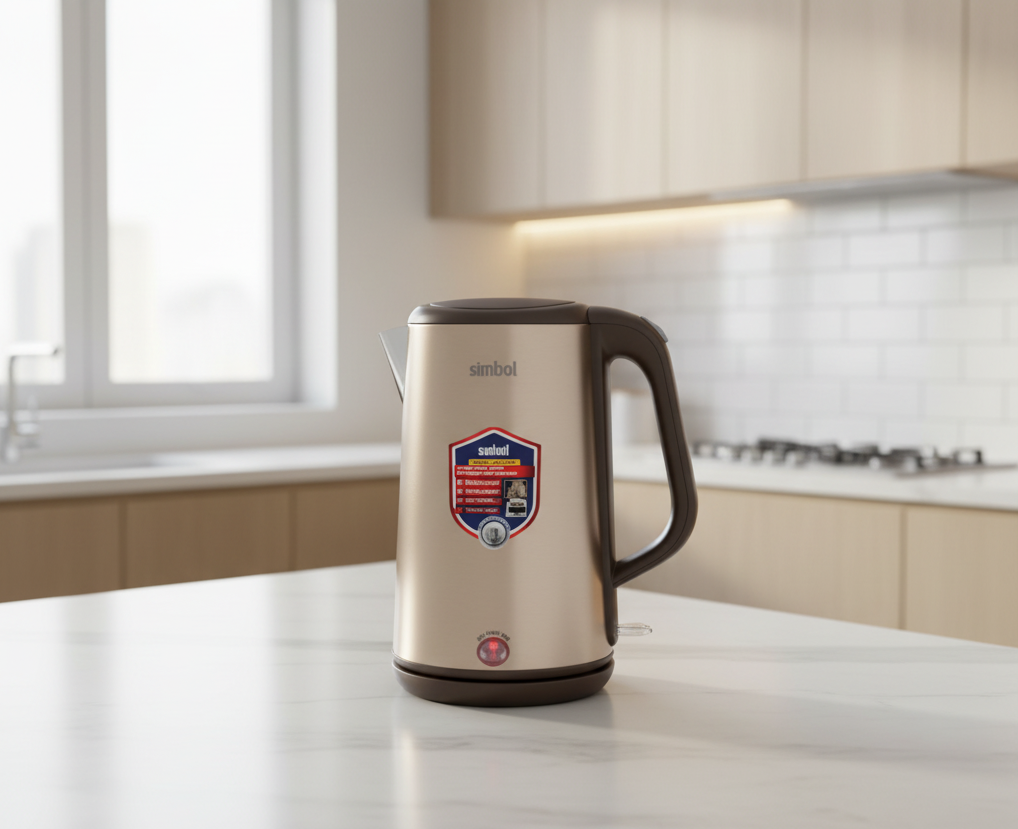 Gemelli Collections Sanford 1.7L triple-layer electric kettle with cool-touch body SF1868EK