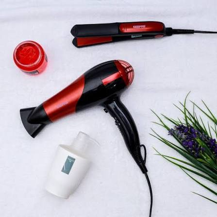 Geepas Hair Dryer and Straightener Combo with Ceramic Coating GHF86036
