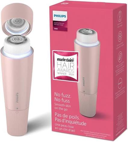Philips 5000 Series Facial Hair Remover with LED Light and Mirror BRR454/00