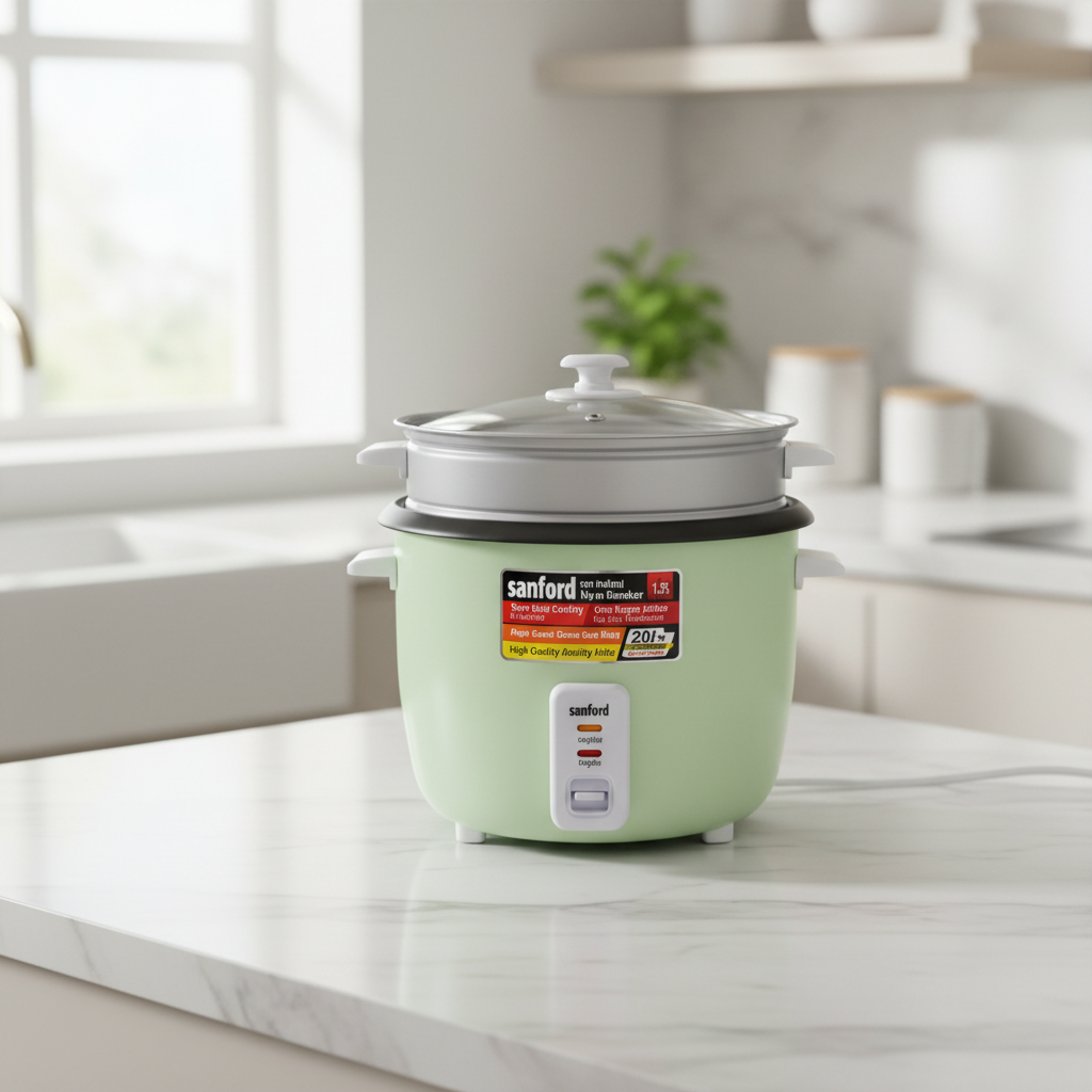 1.5L Rice Cooker with Non-Stick Inner Pot - SF1160RC