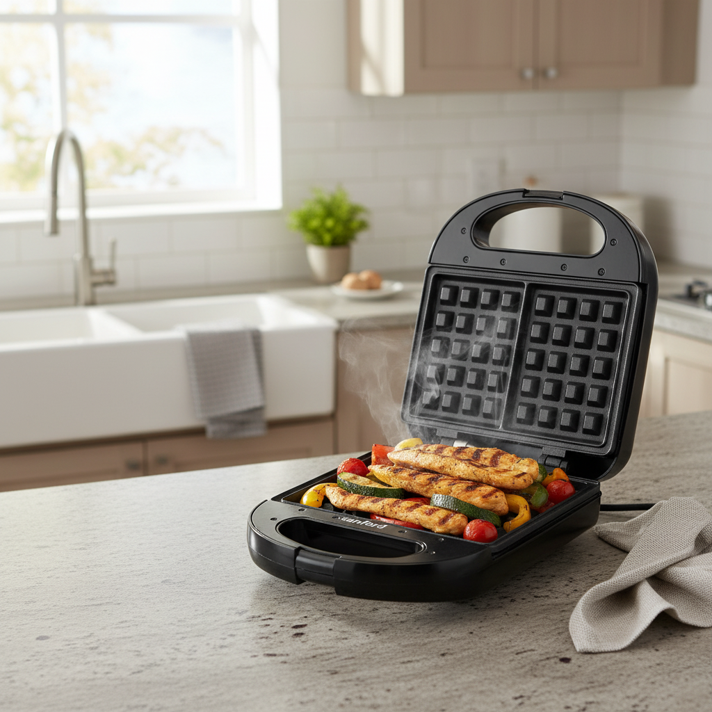 Gemelli Collections Sanford big size grill toaster with non-stick plate SF5733GT