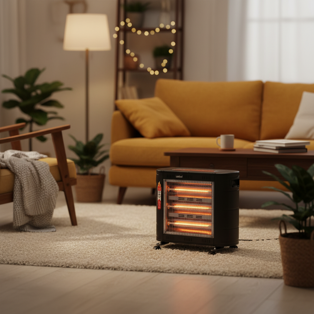 Sanford 2400W Quartz Room Heater with 5 Heating Elements - SF1274QRH