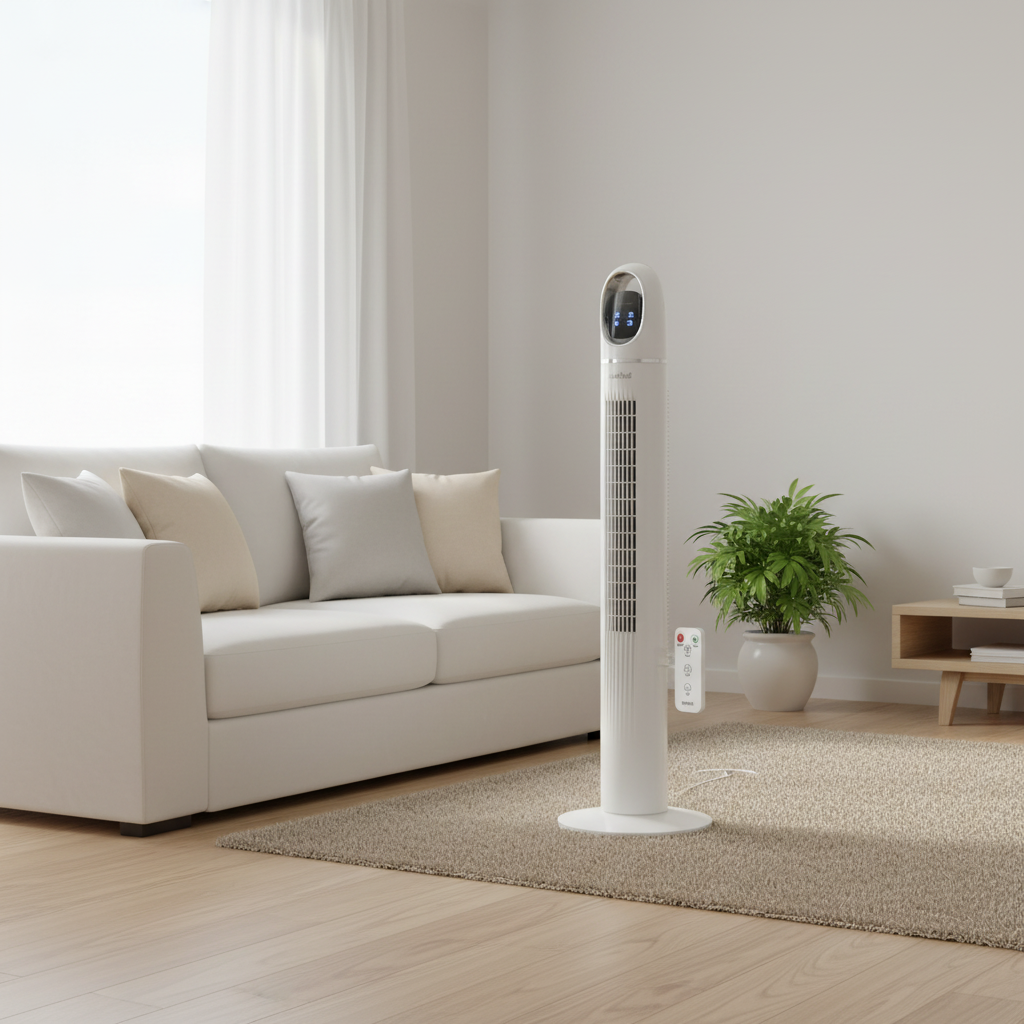 Sanford 45-Inch Power Tower Fan with Remote Control - SF6701TRF