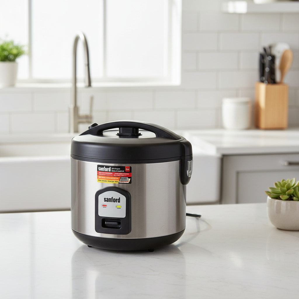 Gemelli Collections Sanford 2.8L rice cooker with non-stick inner pot SF1196RC