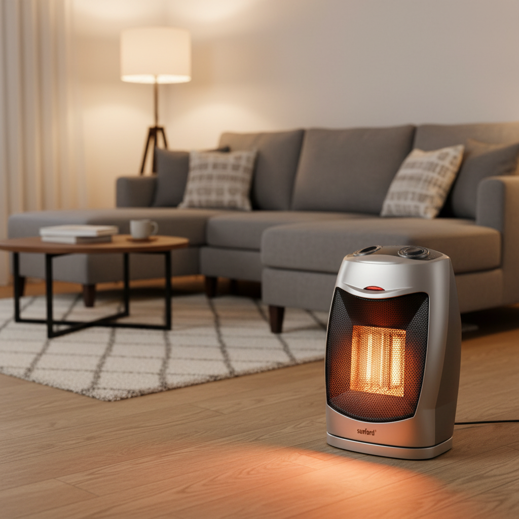 Sanford Dual Heating Room Heater with Adjustable Temperature Control - SF1229RH