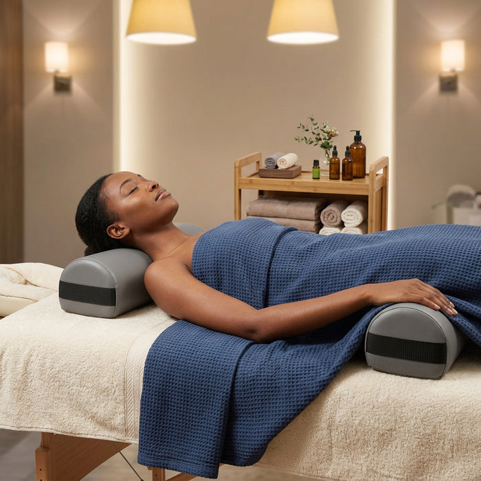 Grey Leather Massage Table Bolster PMSGTBL10