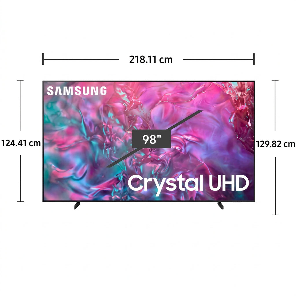 Samsung 98 Inch Crystal UHD 4K Smart TV UA98DU9000