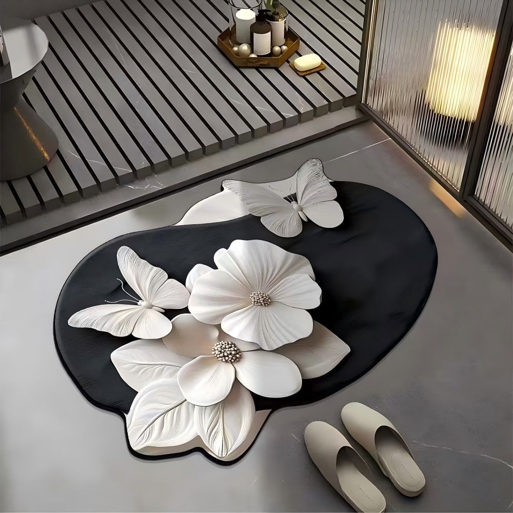 Irregular pattern bathroom floor mat, 50 × 80cm, available in Nairobi, Kenya