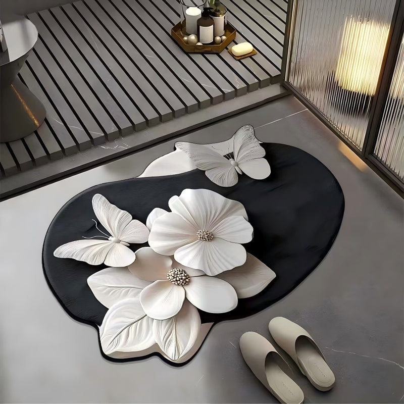 Irregular pattern bathroom floor mat, 50 × 80cm, available in Nairobi, Kenya
