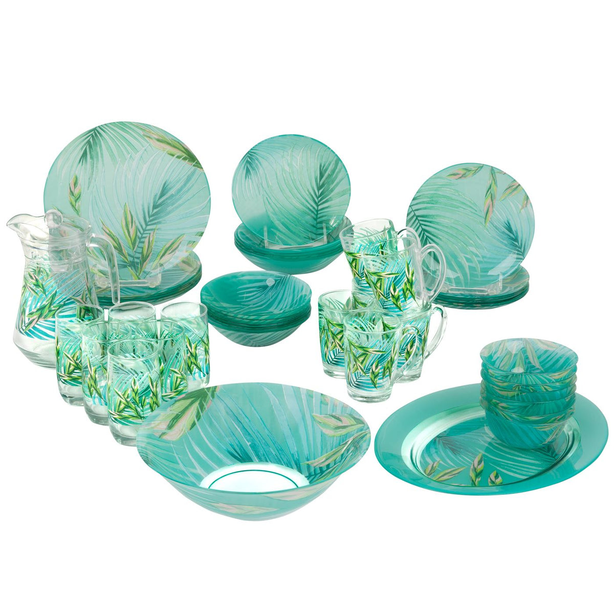 Luminarc Simply Crazifolia 46-Piece Dinner Set – Q1820