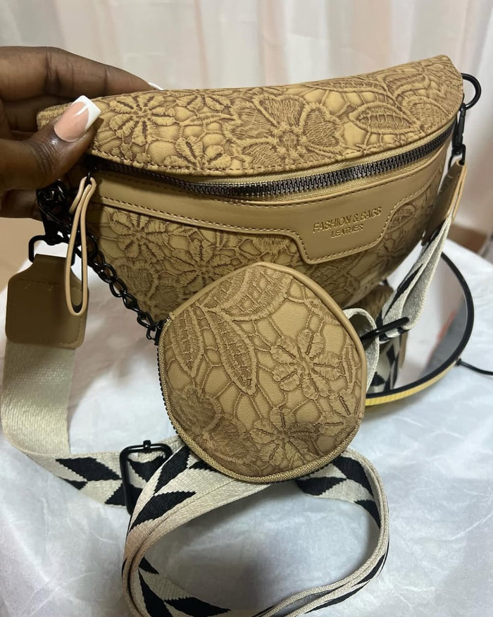 Laced with Love ladies' crossbody bag for everyday use available in Nairobi, Kenya