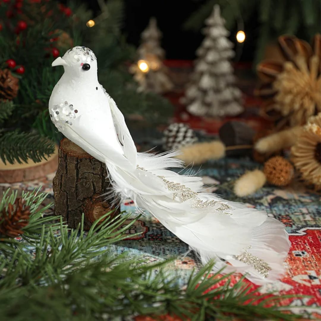 Large colourful artificial foam Christmas bird ornament, 1 piece, available in Nairobi, Kenya
