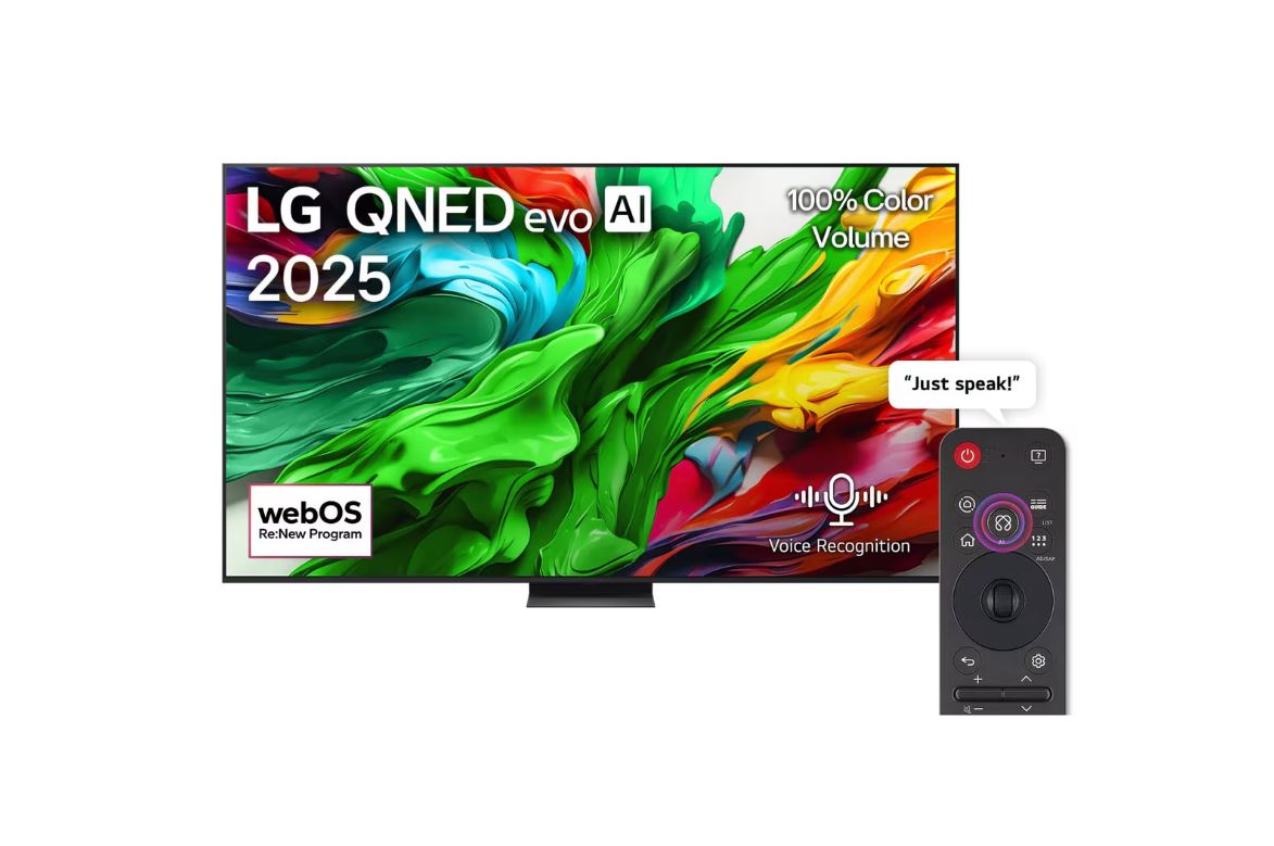 100-Inch LG QNED Evo AI Mini LED 4K Smart TV 100QNED86A6