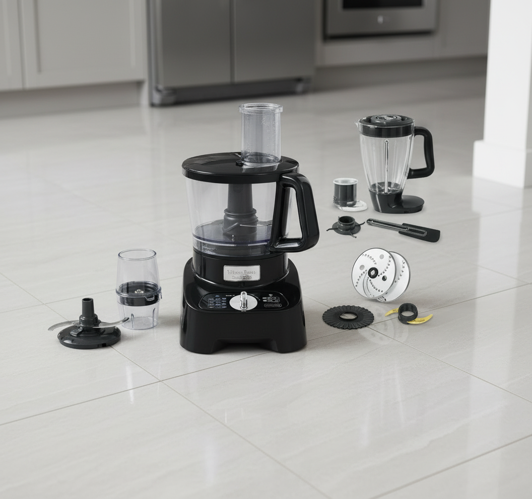 Moulinex Food Processor FP821827 – 1000W, 3L Bowl, 28 Functions,