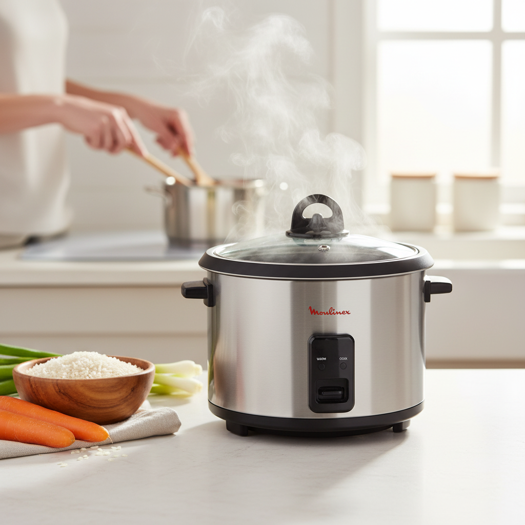 White 10 cups rice cooker with 700W power