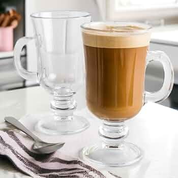 Gemelli Collections 250ml Irish Coffee Mug Set of 6, transparent glass - available in Nairobi, Kenya