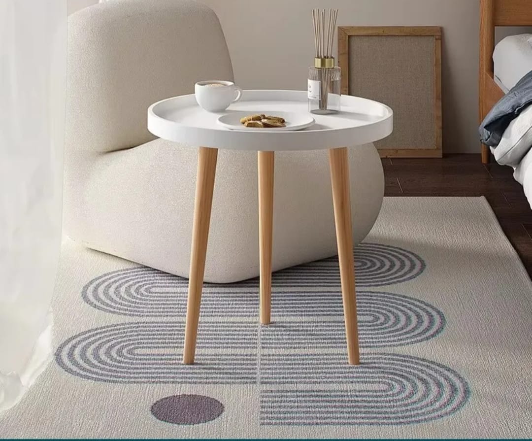 Nordic Style Round Coffee Table, White, 40 x 44 cm - available in Nairobi, Kenya