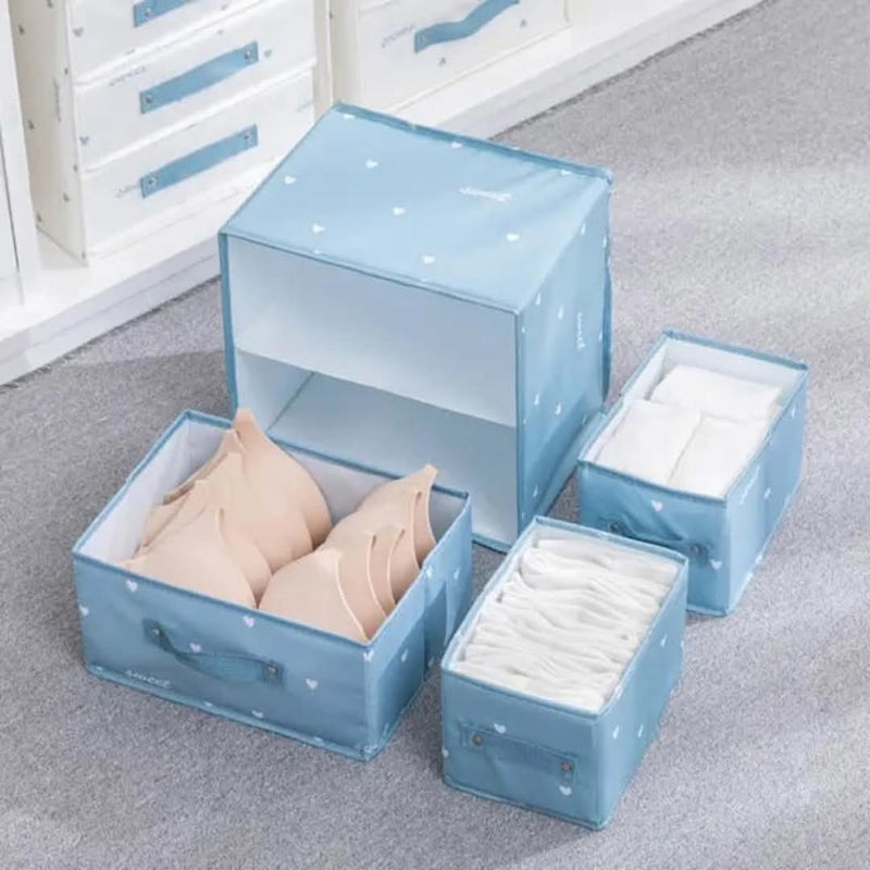 Oxford fabric undergarment storage box, blue, available in Nairobi, Kenya