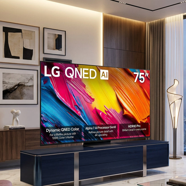 75-Inch LG QNED 4K AI Smart TV WebOS 25 75QNED70A