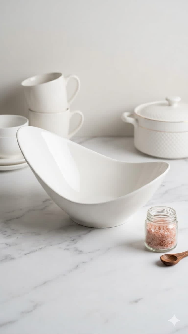 Boat Salad Serving Bowl 10 Inch