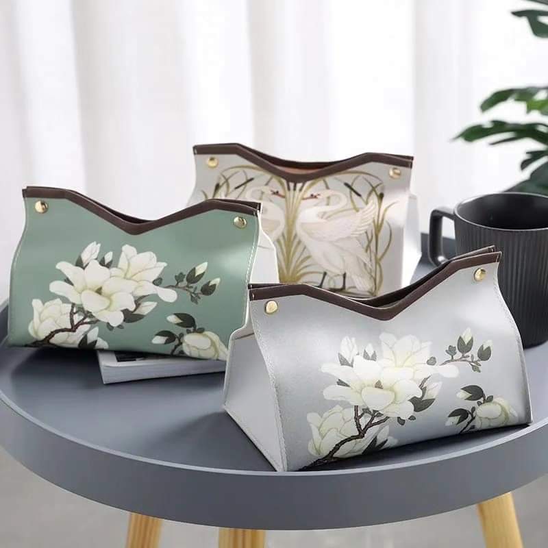 PU leather tissue box holder for home, office and car, available in Nairobi, Kenya