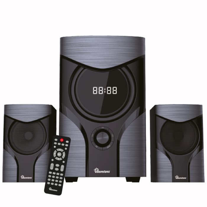 2.1CH 50W speaker system RA/100 Bluetooth subwoofer 5.25 inch FM USB SD card LED display remote control