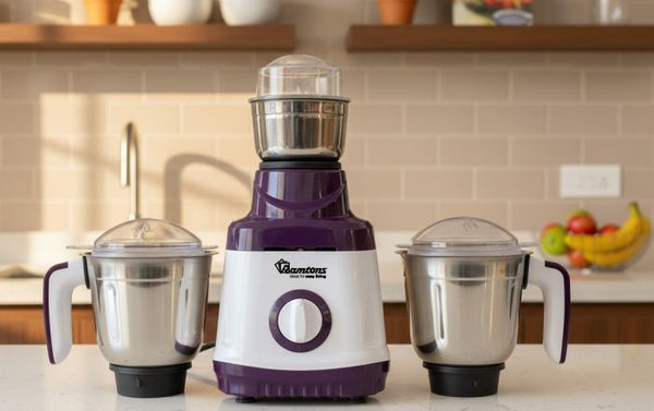 3 jar mix grinder RM/233 with stainless steel jars and ABS body